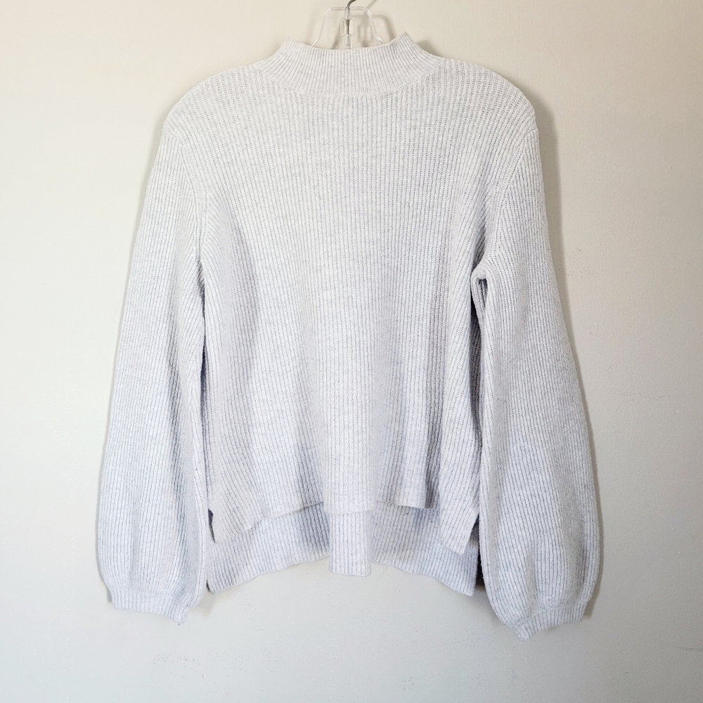 Kaisely Mock neck rib sweater - Picture 1 of 8